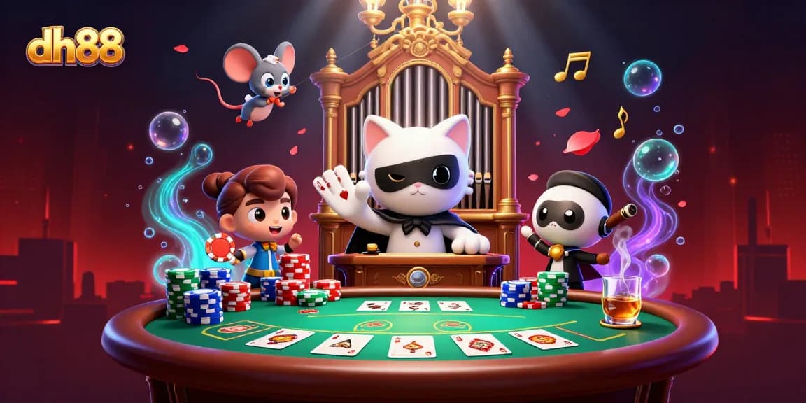 Experience thrilling gameplay at dh88 with engaging characters and vibrant casino elements.
