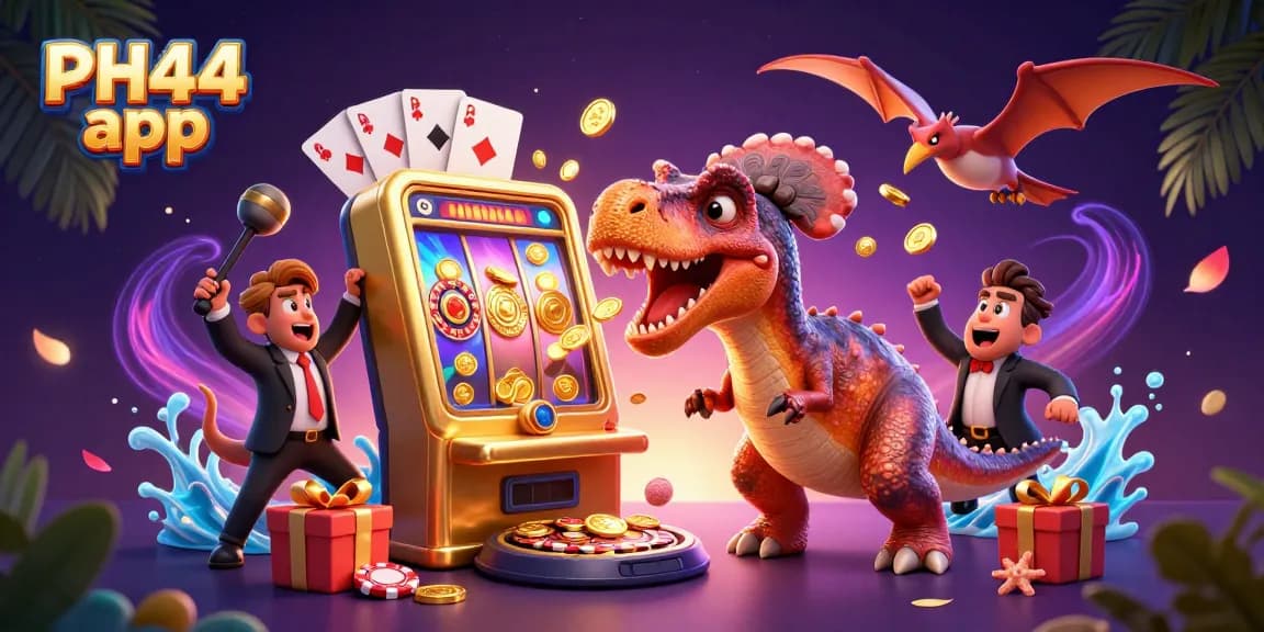 Experience thrilling wins with the PH44 app as the pachycephalosaurus triggers a jackpot explosion.