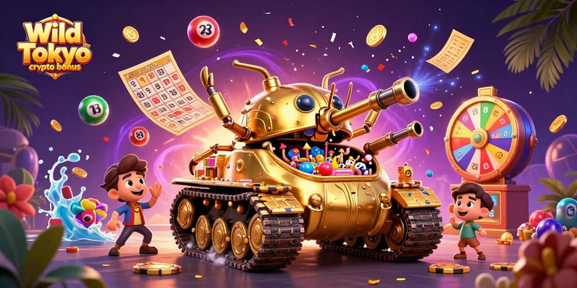 Vivi l'emozione del Wild Tokyo crypto bonus con un mini casinò immersivo e fiorito.